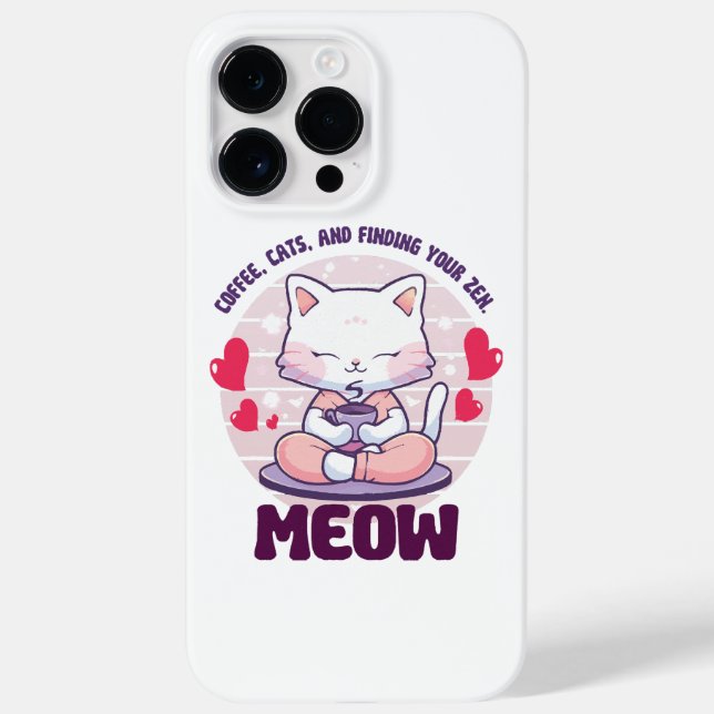 Katze - Kawaii Case-Mate iPhone 14 Pro Max Hülle (Rückseite)