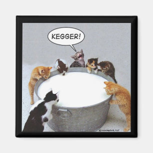 Katze Kegger Magnet