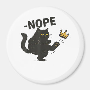 Katze Keine Könige In Amerika  Magnet
