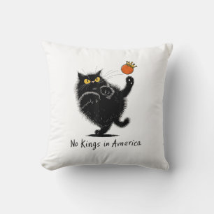 Katze Keine Könige In Amerika Wir Das Volk Politis Kissen