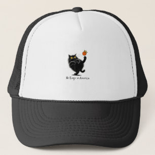 Katze Keine Könige In Amerika Wir Das Volk Politis Truckerkappe