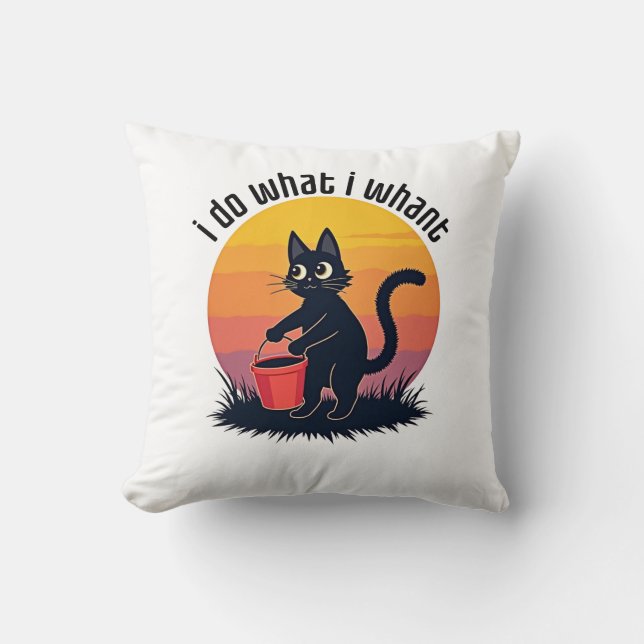 Katze Kissen (Vorderseite)