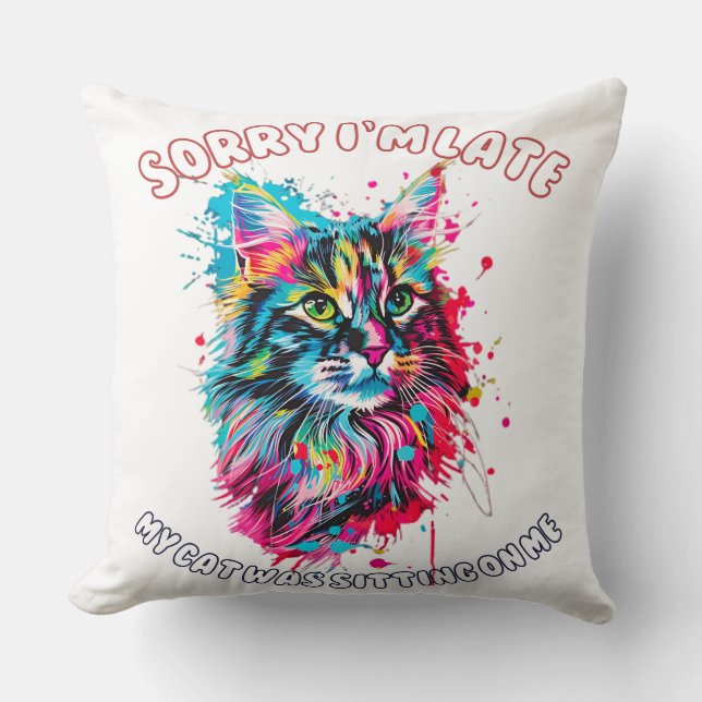 Katze Kissen (Vorderseite)
