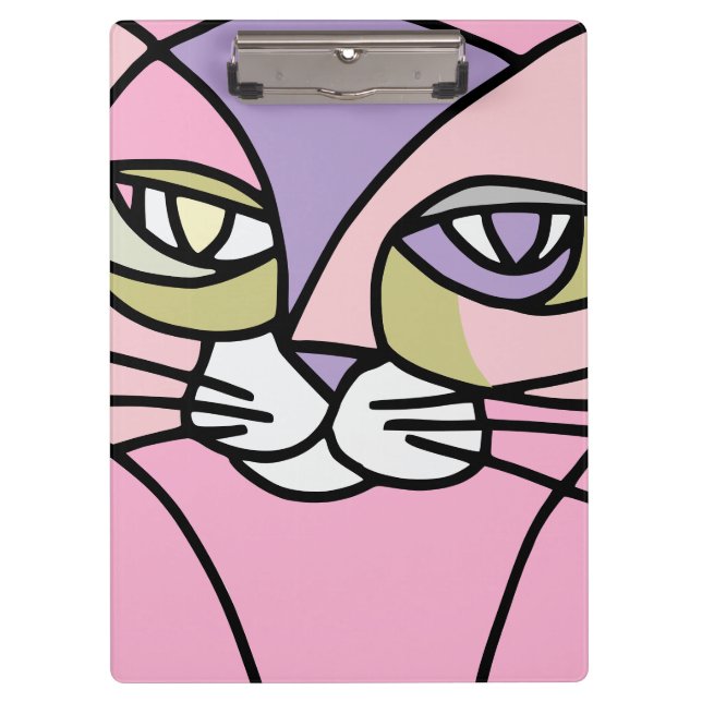 Katze Klemmbrett (Vorderseite)
