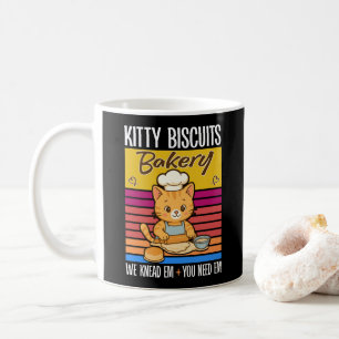 Katze Kneten Baker Kitty Biscuits Wir Knead Em You Kaffeetasse