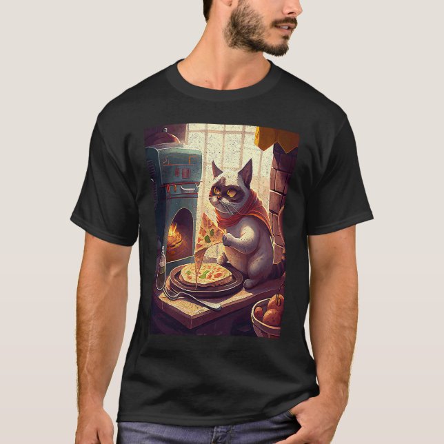 Katze kocht Taco T-Shirt (Vorderseite)