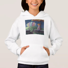 Katze Lady im Park Hoodie
