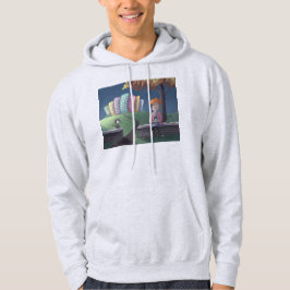 Katze Lady im Park Hoodie