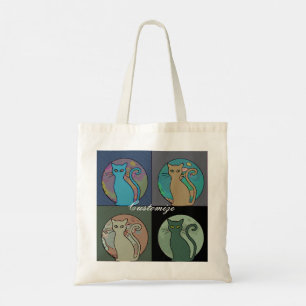 Katze Lady Multi Cats Sitzen Thunder_Cove Tragetasche