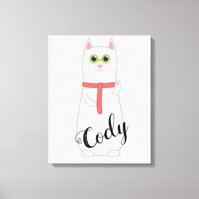 Katze Leinwanddruck (Vorderseite)