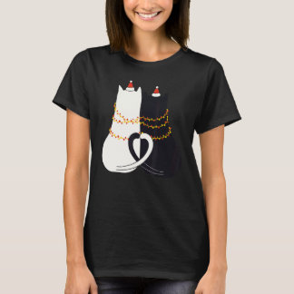 Katze liebt miauendes Weihnachten T-Shirt