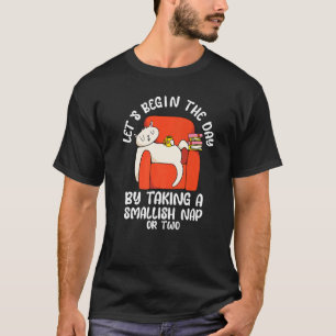Katze liegt auf Sofa Sarkasmus Sarkastische Aussag T-Shirt
