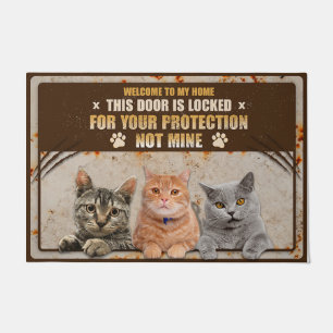 Katze Lover Doormat, Katze Begrüßungsmatte, lust Fußmatte