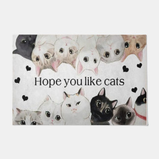 Katze Lover Doormat, Katzen Begrüßungsmatte, Katze Fußmatte