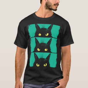 Katze, Lover, Grumpy Black Kitten, Katze Mama, Kat T-Shirt