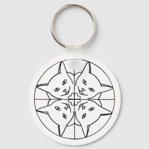 Katze Lover Kaleidoskop Katzen Herzketten Schlüsselanhänger