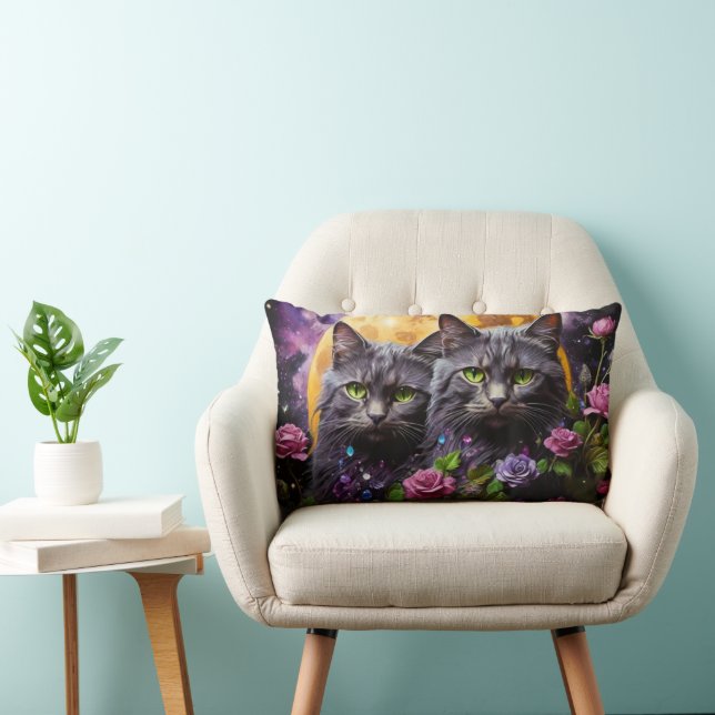 Katze Lumbar Kissen für Katzen Liebhaber (Stuhl )