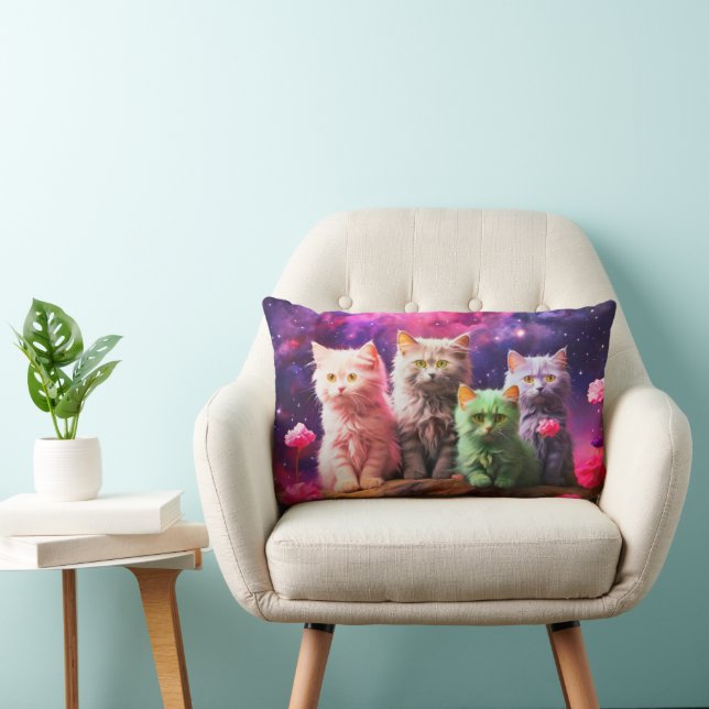 Katze Lumbar Kissen für Katzen Liebhaber (Stuhl )