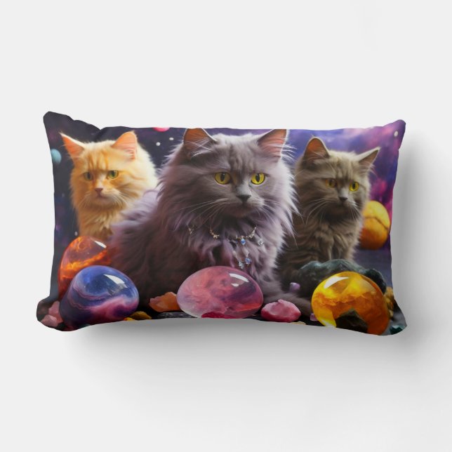Katze Lumbar Kissen für Katzen Liebhaber (Vorderseite)