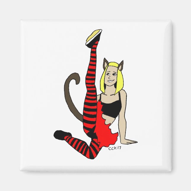 Katze  magnet (Vorne)