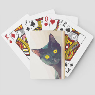 Katze Malen Haustier Feline Tier Spielkarten