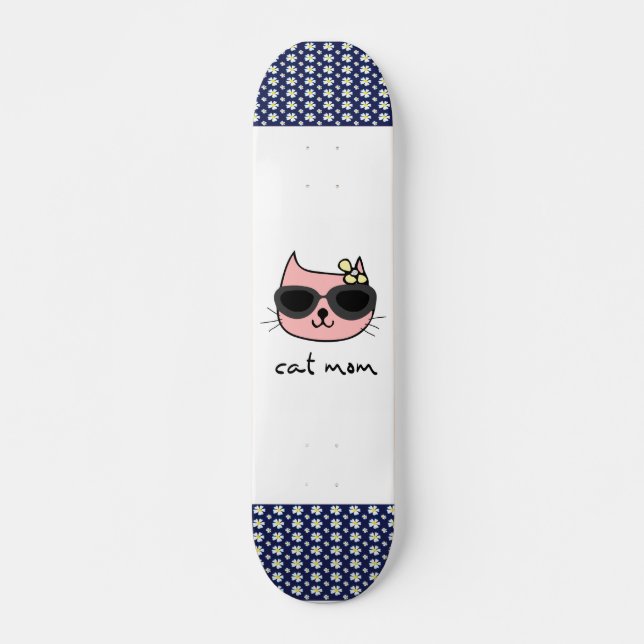 KATZE MAMA MÄDCHEN SKATEBOARD DECK (Vorne)
