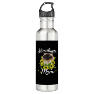 Katze Mama Muttertag Geschenke Sonnenblume Himalay Edelstahlflasche