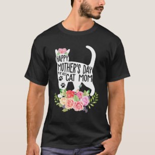 Katze Mama Niedlich Bunny Siam Eiertag Ostern Tag T-Shirt