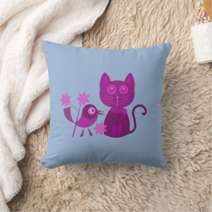 KATZE-MAMA SCHIEBT PILLOS ALS GESCHENKE JEDES KISSEN