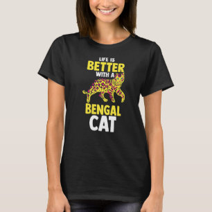 Katze Mami mit Bengalischer Katze Premium T-Shirt