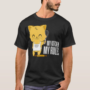 Katze Meine Küche Meine Regeln T-Shirt