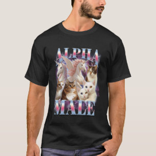 Katze Meme Einhorn Katzenliebhaber Humor Lustig Sa T-Shirt