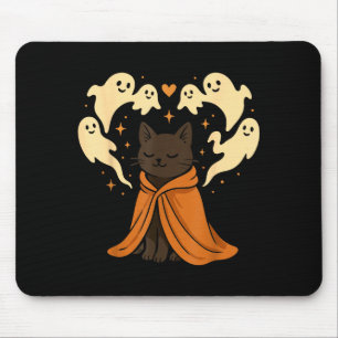 Katze Meme Soky Süß Schwarz Halloween  Mousepad