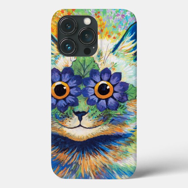 Katze mit Blume Augen | Louis Wain | Case-Mate iPhone Hülle (Rückseite)