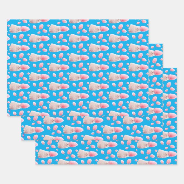 Katze mit Bonbons Geschenkpapier Set (Set)