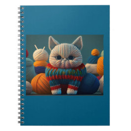 Katze mit einer "Hauptstadt "A"-Einstellung Notizblock