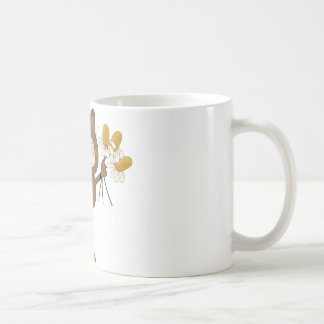Katze mit Gänseblümchen Kaffeetasse