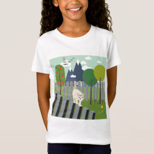Katze mit Gleichgewicht T-Shirt