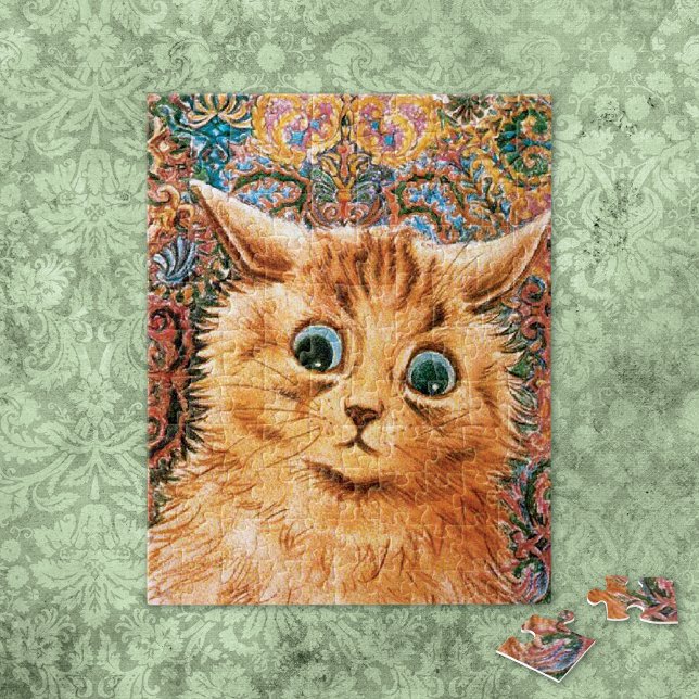 Katze mit großen Augen Louis Wain (Von Creator hochgeladen)