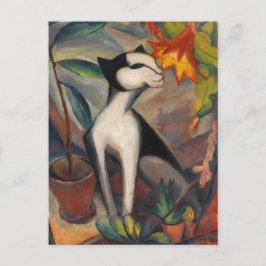 Katze mit Kakte-Verleihung von Maetzel-Johannsen Postkarte