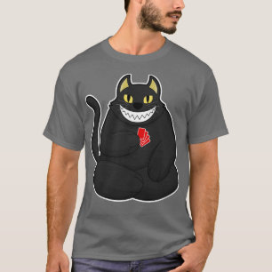 Katze mit Karten 1 T-Shirt