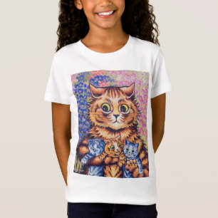 Katze mit Kätzchen, Louis Wain T-Shirt