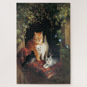 Katze mit Kätzchen (Tierart)