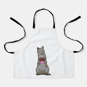 Katze mit Muffin Schürze