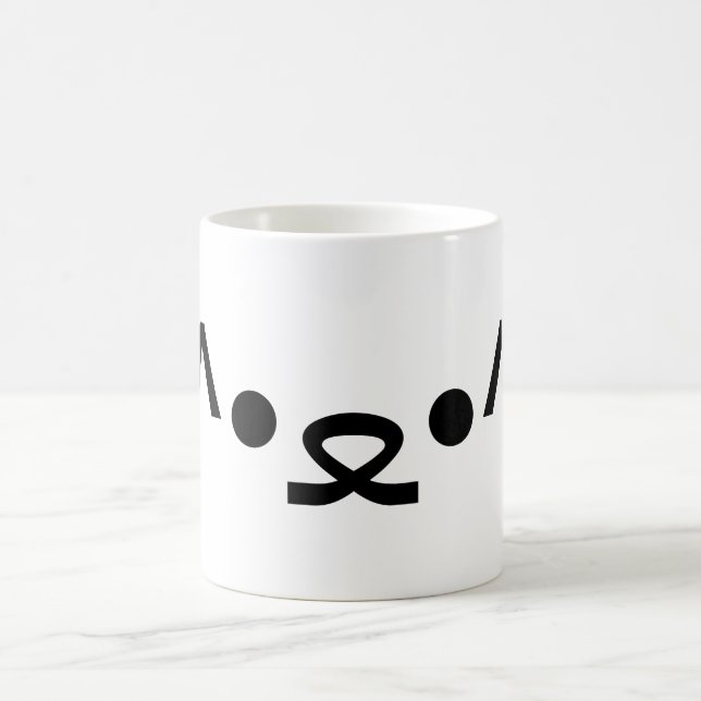 Katze mit Paws Emoticon ฅ^ ・ ع・ Japanisch Kaomoji Kaffeetasse (Mittel)