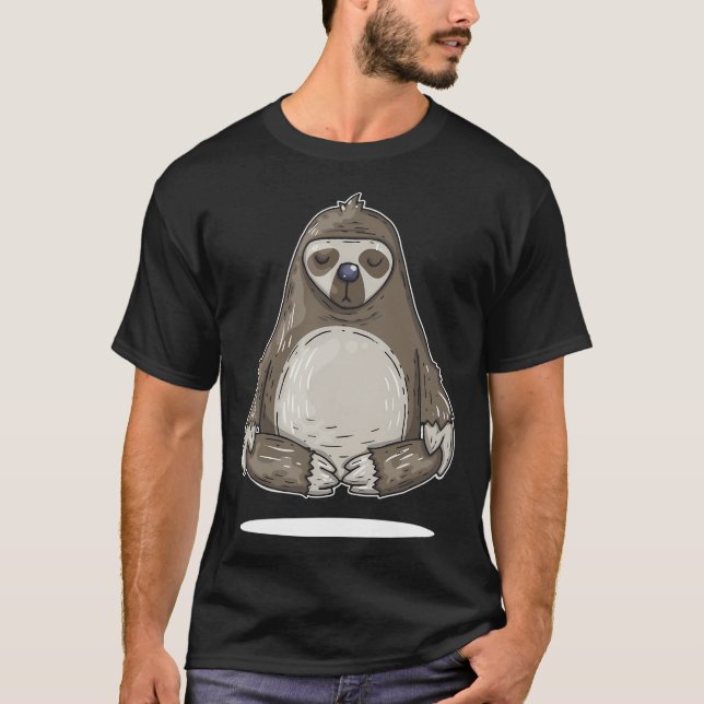 Katze mit Pizza. T-Shirt (Vorderseite)