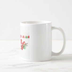 Katze mit roter Weihnachtsmannmütze Weihnachtsschm Kaffeetasse