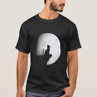 Katze Mond Cute Kätzchen Grafik Cat Lady Für Fraue T-Shirt