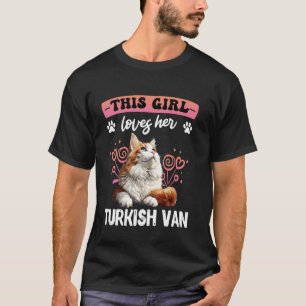 Katze Mutti DIESES MÄDCHEN LIEBT IHRE TÜRKISCHE VA T-Shirt