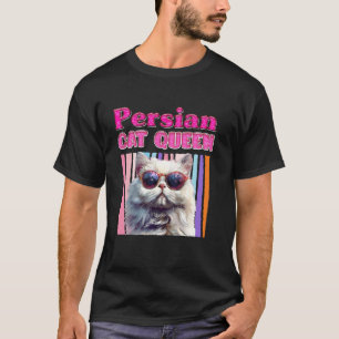 Katze Mutti PERSERKATZE KÖNIGIN Perserkatzen Vinta T-Shirt